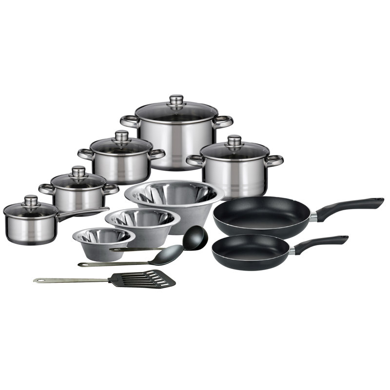 ELO 13-tlg. antihaftbeschichtetes Kochgeschirr-Set Skyline aus